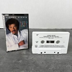 Lionel Richie Dancing On The Ceiling Cassette Tape 1986 Motown 6158MC‎ Say EUC